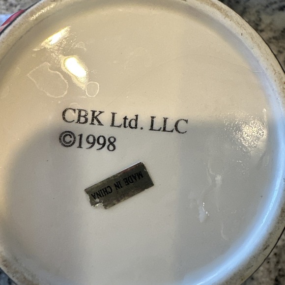 Vintage CBK Ltd. Ceramic Rooster Tea Pot Kitchen Farmhouse 1998 Tile Accent - Picture 7 of 9